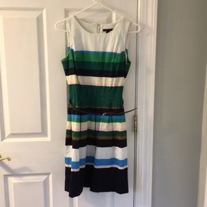TOMMY HILFIGER STRIPED DRESS